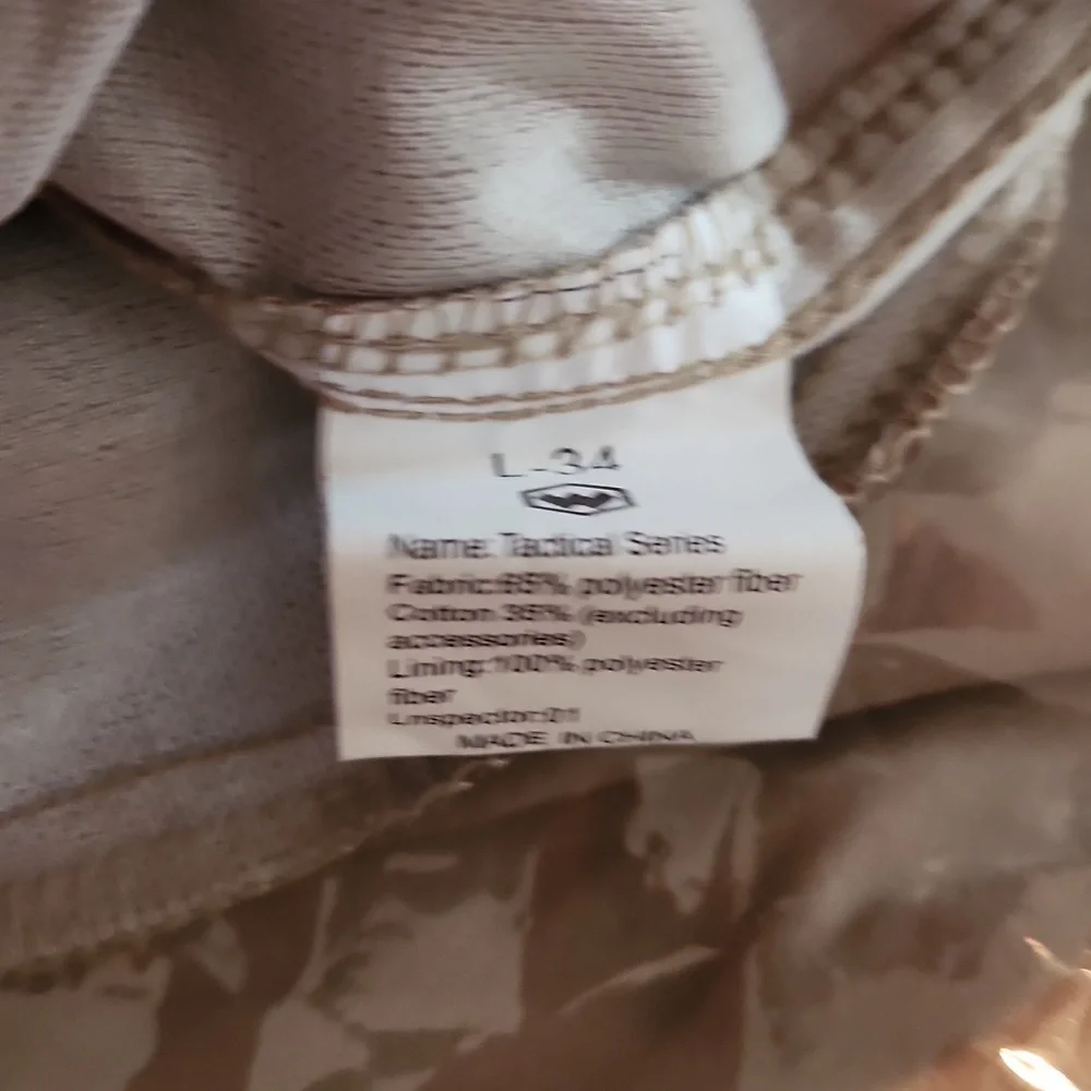 Mens Bundle Kahki Flexcamo Pants Size 34 X 34. 7 Pockets. TWO Pair - Picture 7 of 7